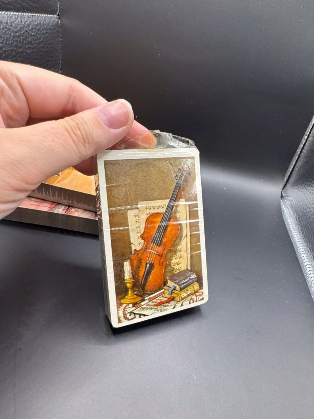 Vintage Mini Playing Cards Set of 3 Sealed Plastic Coated Decks